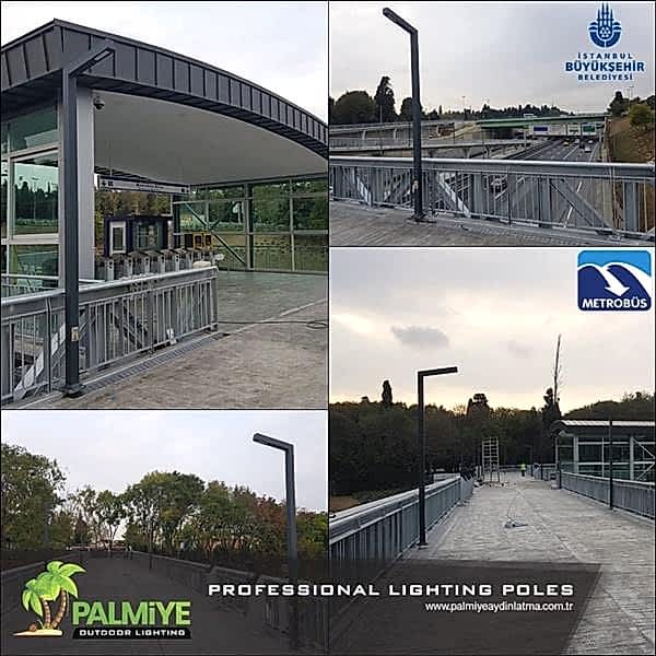 edirnekapı metrobüs aydınlatma direkleri (1)