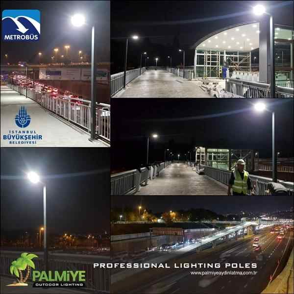 edirnekapı metrobüs aydınlatma direkleri (3)