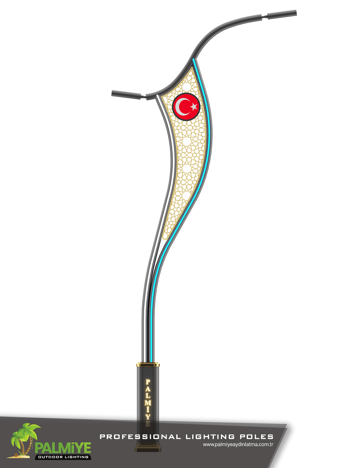 titanyum v3 - aluminyum-aydinlatma-direği