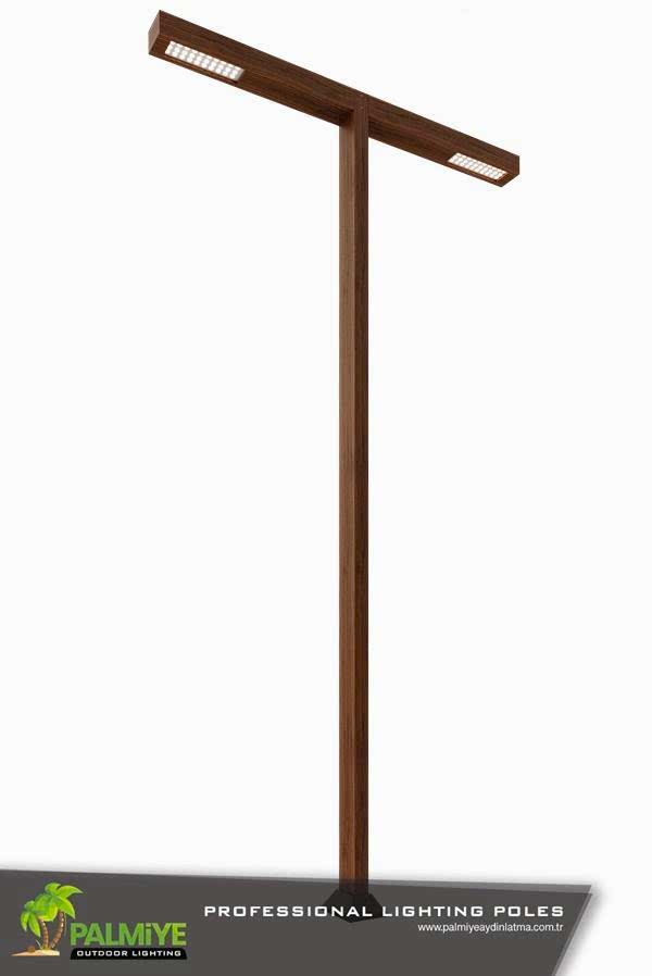 ahşap görünümlü aydınlatma direkleri wood-limbusv2