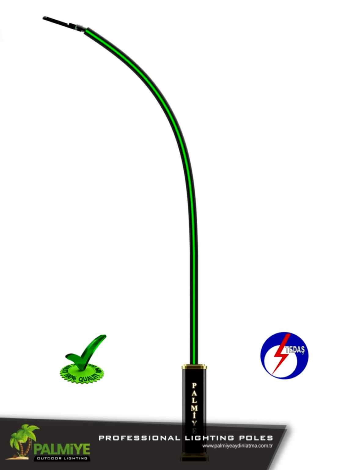 tedaş onaylı aydınlatma direği reggina