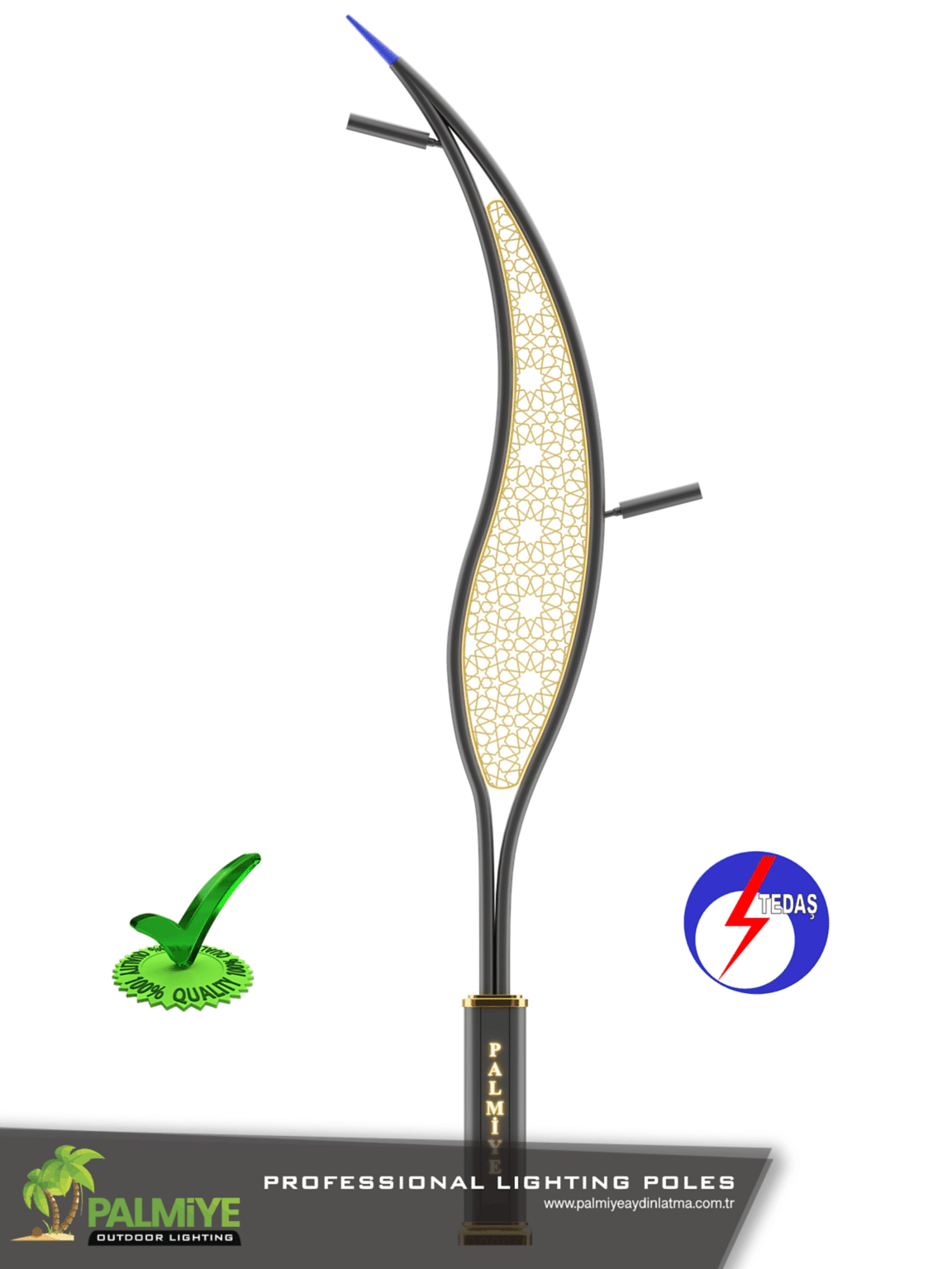 tedaş onaylı aydınlatma direği drop