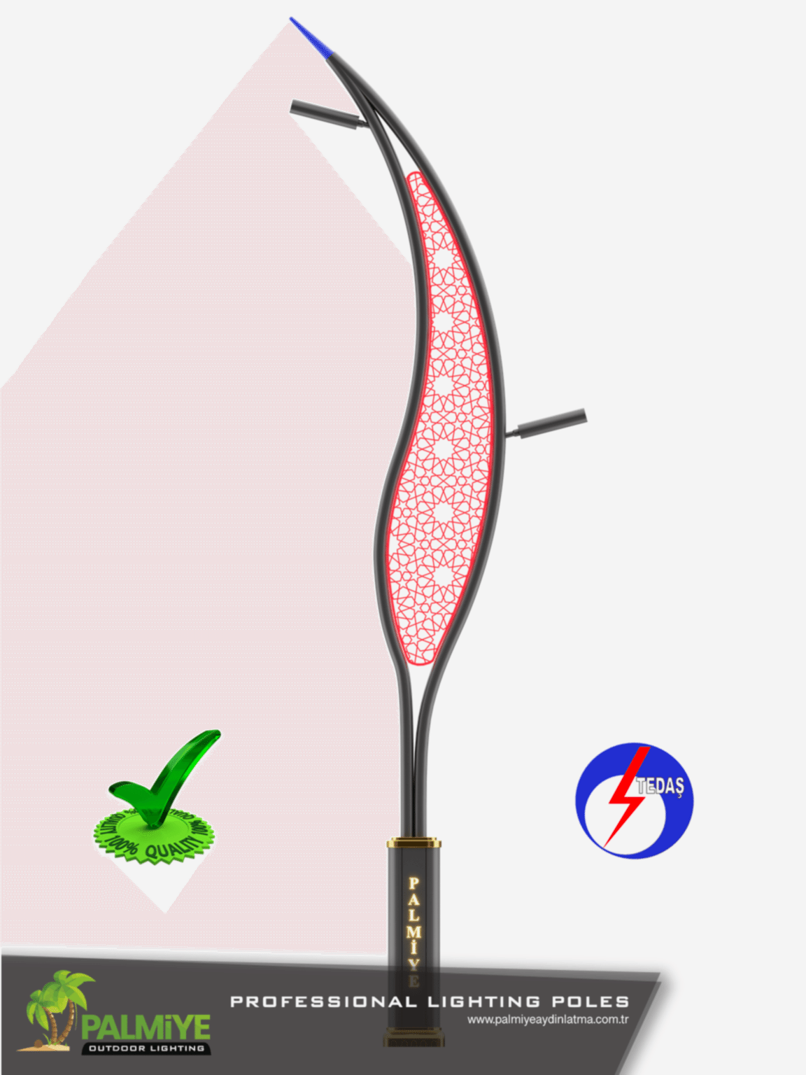 tedaş onaylı aydınlatma direği drop v2