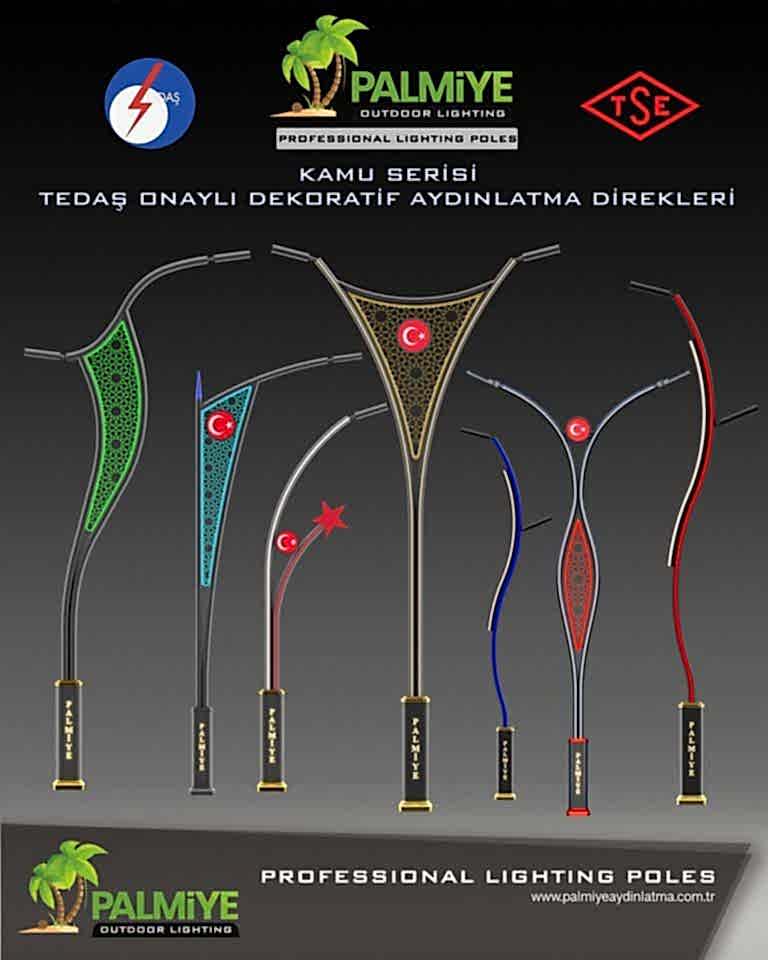 Tedaş Onaylı Aydınlatma Direkleri